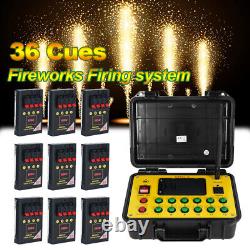 Free Ship From USA 36 Cues Fireworks Firing System 500M ABS Waterproof Control