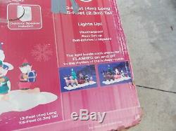 GEMMY CHRISTMAS HOLIDAY SYNCHRONOUS LIGHT SHOW INFLATABLE withSPEAKER SOUND 13FT