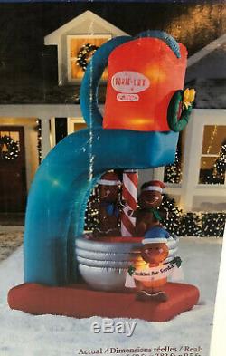 GEMMY Lighted Animated Gingerbread Mixer Christmas Inflatable Airblown New