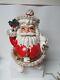 Giant Vintage Napco Japan Christmas Ceramic 12t Spaghetti Santa Claus