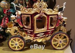 GIFTS OF CHRISTMAS NUTCRACKER Carriage 28-928548 Katherine's Collection BLING