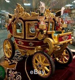 GIFTS OF CHRISTMAS NUTCRACKER Carriage 28-928548 Katherine's Collection BLING