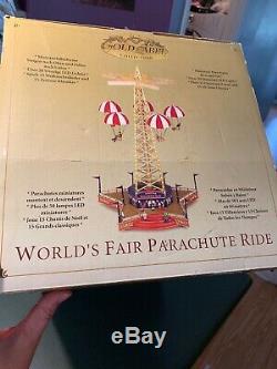 GUC Mr. Christmas Gold Label World's Fair Parachute Ride Lights/music/movement