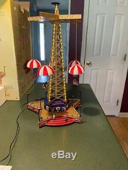 GUC Mr. Christmas Gold Label World's Fair Parachute Ride Lights/music/movement