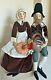 Gathered Traditions Joe Spencer Thanksgiving Pilgrim Couple Shelf Sitter Dolls
