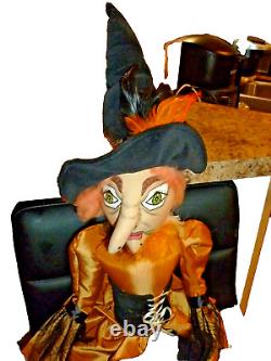 Gathered Traditions Lucille Witch Halloween Joe Spencer HTF Vintage Lucille