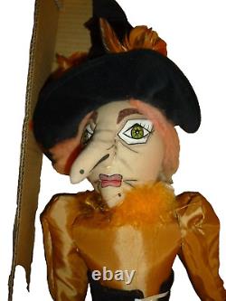 Gathered Traditions Lucille Witch Halloween Joe Spencer HTF Vintage Lucille