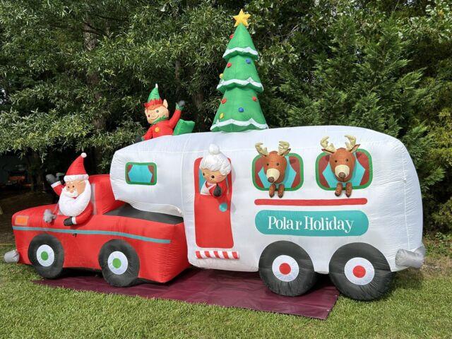 Gemmy 16' Long 5th Wheel Camper Lighted Christmas Prototype Inflatable Airblown