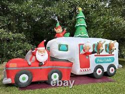 Gemmy 16' Long 5th Wheel Camper Lighted Christmas Prototype inflatable Airblown