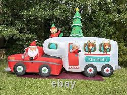 Gemmy 16' Long 5th Wheel Camper Lighted Christmas Prototype inflatable Airblown