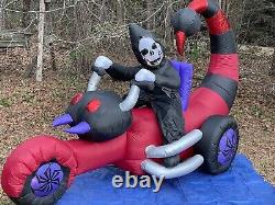 Gemmy 8' Animated Reaper SCORPION Bike Halloween Prototype inflatable Airblown