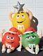 Gemmy Airblown Inflatable Christmas M&m Red Green & Yellow 6ft Tall