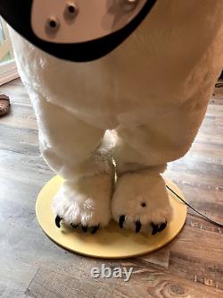 Gemmy Animated Singing Dancing Polar Bear Christmas 4ft Decoration(EXTREME RARE)