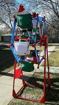 Gemmy Christmas 7' Ferris Wheel Large Light Up Outdoor Holiday Display