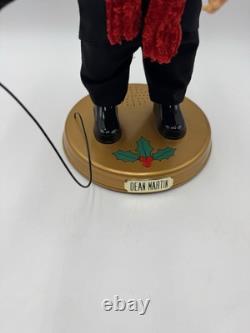 Gemmy Dean Martin Animated Singing Figure Let it Snow Winter Wonderland Read
