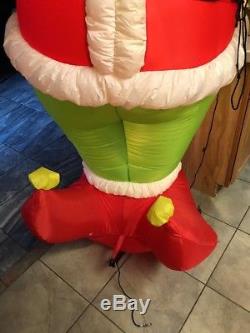 Gemmy Grinch Inflatable 8' Lighted Christmas Airblown Outdoor Blow-up Yard Seuss