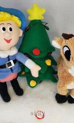 Gemmy Rudolph & Hermey Misfit Toys Animated Plush Pre-owned Rare