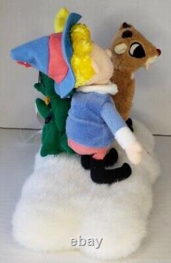 Gemmy Rudolph & Hermey Misfit Toys Animated Plush Pre-owned Rare