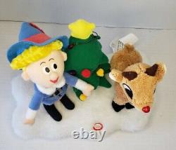 Gemmy Rudolph & Hermey Misfit Toys Animated Plush Pre-owned Rare