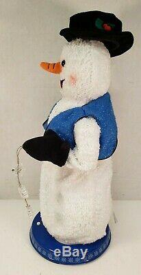 Gemmy Spinning Snowflake Snowman 2002 Singing Snow Miser Christmas Fully Working