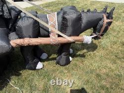 Gemmy Spirit Halloween Reaper Horse Carriage Hearse Airblown Inflatable 10ft Gemmy Spirit Halloween Reaper Horse Carriage Hearse Airblown Inflatable 10ft