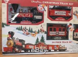 Genuine Walt Disney Disney Parks Christmas Train Railroad Set In Box READ