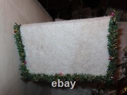 German Christmas Market Stall Diorama Artisan Doll House Size Miniature OOAK