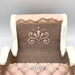Gingerbread Santa's Sleigh Pink & Brown Large NEW