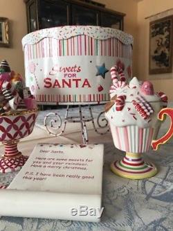Glitterville Christmas Cookies For Santa Cocoa Set RARE