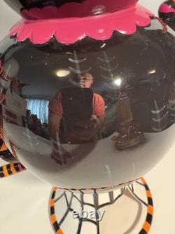 Glitterville Dept 56 Halloween Spider Beverage Dispenser Including Votives withBox