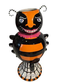 Glitterville Dept 56 Halloween Spider Beverage Dispenser Including Votives withBox