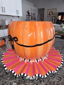Glitterville Punchie Punch Bowl Jack-o-lantern Halloween Pumpkin Department 56 Glitterville Punchie Punch Bowl Jack-o-lantern Halloween Pumpkin Department 56