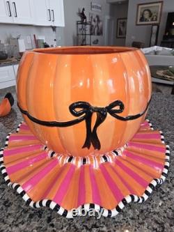 Glitterville Punchie Punch Bowl Jack-o-lantern Halloween Pumpkin Department 56 Glitterville Punchie Punch Bowl Jack-o-lantern Halloween Pumpkin Department 56