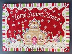 Glitterville Vintage Home sweet Home Rug