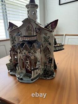 God's House By Blue Sky Clayworks Heather Goldminc Tea Light Candle Holder Rare