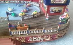 Gold Label BUMP AND GO World's Fair Animated Race Cars + Box Mr. Christmas