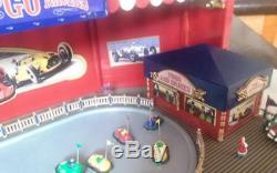 Gold Label BUMP AND GO World's Fair Animated Race Cars + Box Mr. Christmas