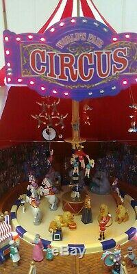 Gold Label Collection Mr. Christmas Inc. Animated World's Fair Big Top 2004 Vguc