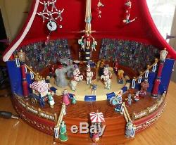 Gold Label Collection Mr. Christmas Inc. Animated World's Fair Big Top 2004 Vguc