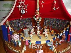 Gold Label Collection Mr. Christmas Inc. Animated World's Fair Big Top 2004 Vguc