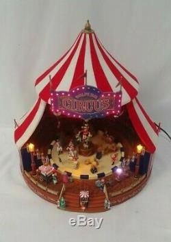 Gold Label Collection Mr. Christmas Inc. Animated World's Fair Big Top 2004 Vguc