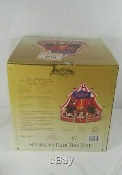 Gold Label Collection Mr. Christmas Inc. Animated World's Fair Big Top 2004 Vguc