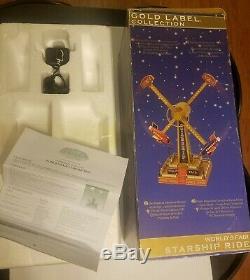 Gold Label Collection Worlds Fair Starship Rocket Ride In Box Mr. Christmas