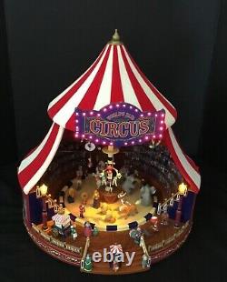 Gold Label Mr. Christmas Worlds Fair Circus Big Top carousel music lights