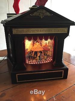 Gold Label Nutcracker Suite Animated Wooden-House Music Box