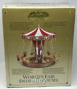 Gold Label World's Fair Musical Swing Carousel 2004 NEW REDUCED PRICE