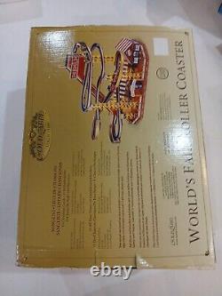 Gold Label World's Fair Roller Coaster Animated LED Lights Songs & Xmas Carols