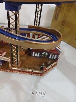 Gold Label World's Fair Roller Coaster Animated LED Lights Songs & Xmas Carols