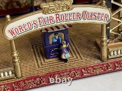 Gold Label World's Fair Roller Coaster Tornado Music Light Mr. Christmas READ