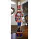 Grand Scale 6' Led Lighted Band Leader Nutcracker Soldier Christmas Lawn Decor